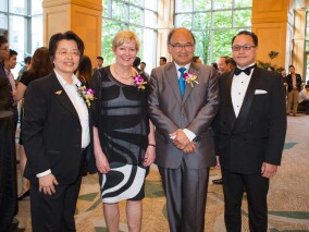 Former Vancouver City Council Mr. BC Lee, Minister of Justice, BC, Ms.. Susan Anton, and  Sunny