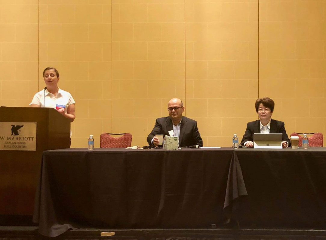 Sunny attend a tax forum in TX, USA as panel speaker in March 2019