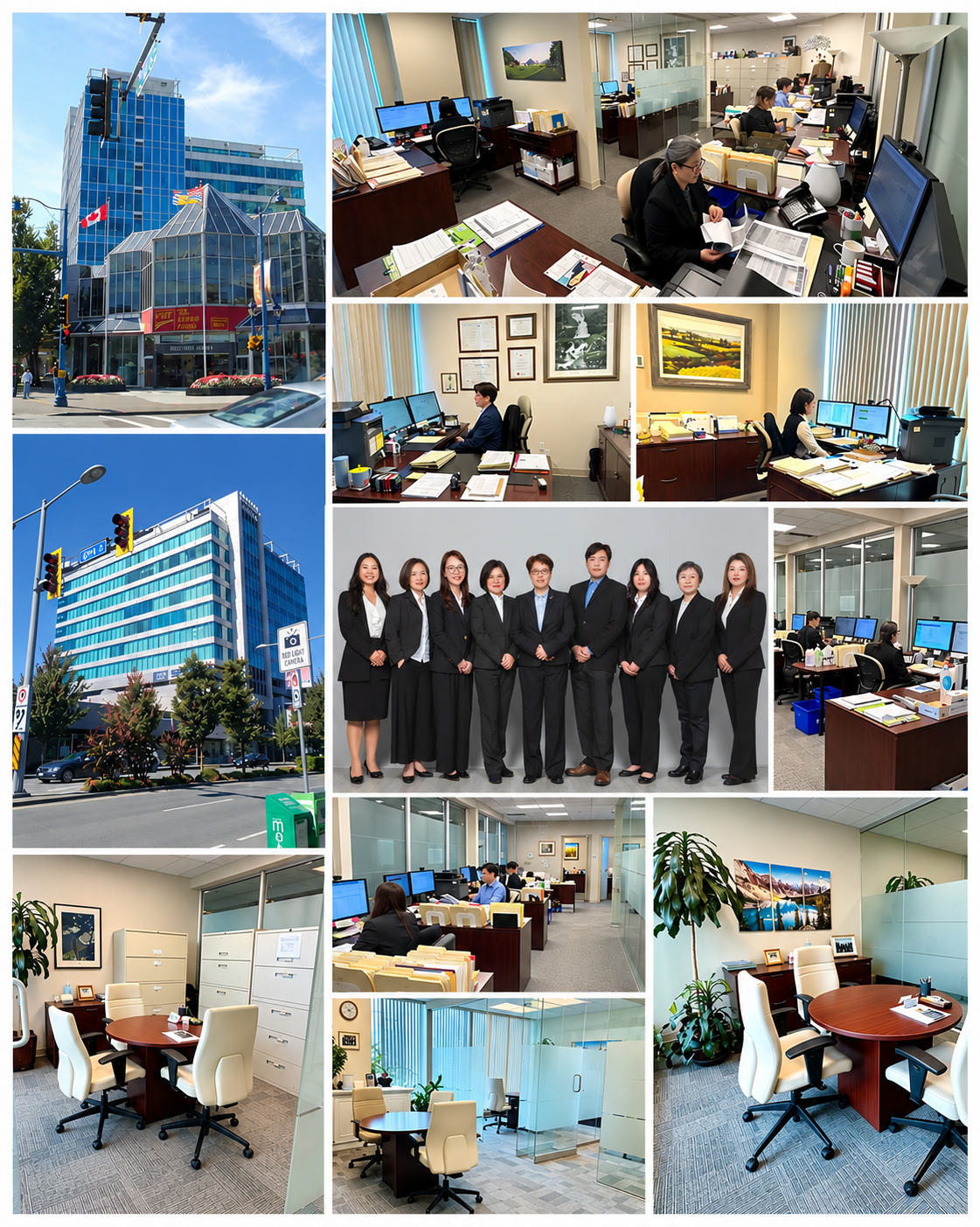 Corporate Office Life Collage